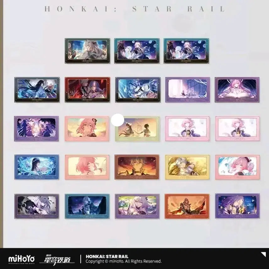 [BUNJANG] Star Rail Film Card Bundle Set - Bandi, Kirene, Painon, Anaksa / 10일공구마감) 스타레일 붕스 너와 동행한 추억 필름카드 반디키레네파이논