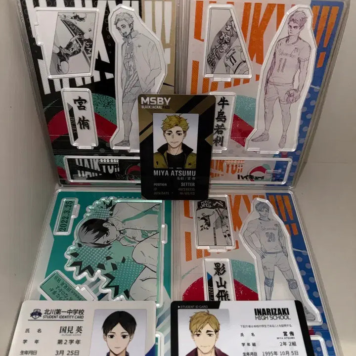 [BUNJANG] Haikyuu!! Atsumu, Ushijima, Kunimi, Kageyama 2021-2022 Diorama and Student ID Set / 하이큐 아츠무 우시지마 쿠니미 카게야마 2021 2022 디오라마 학생증