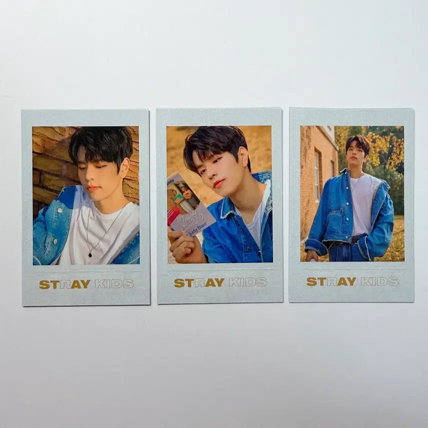 [BUNJANG] Stray Kids Unlock Changbin 3 Photocards Bundle Set / 스트레이키즈 언락 짭폴 승민 3장 일괄
