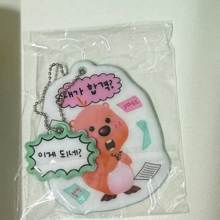 [BUNJANG] Zanmang Lupin Random Soft Keychain (Sealed) / 잔망루피 랜덤 말랑키링 미개봉 새제품 합격하는 운세
