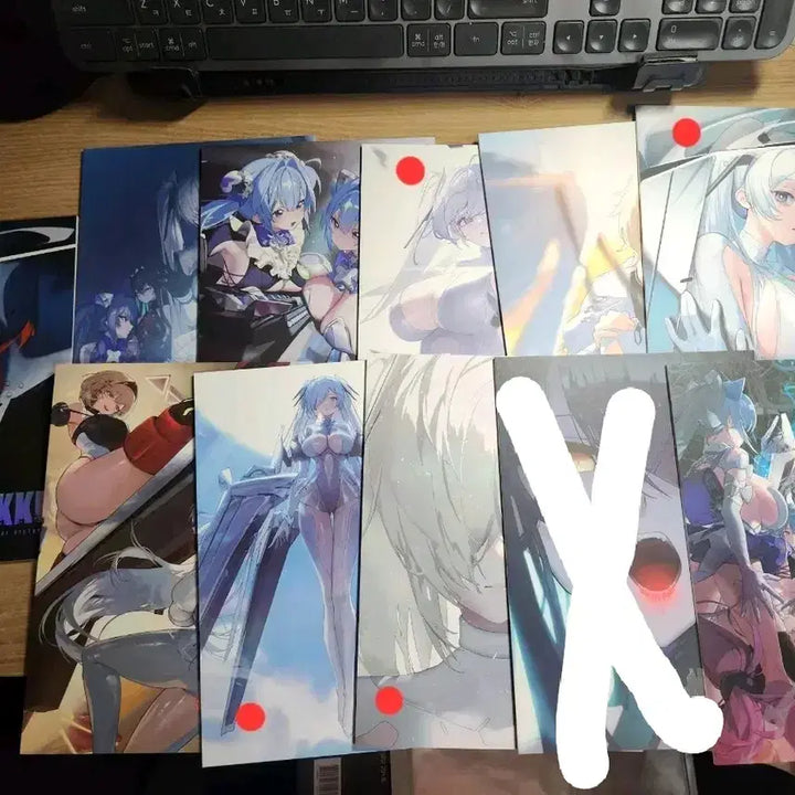 [BUNJANG] Nikke Old Tales Trading Art Board Bundle Set / 니케 올드테일즈 트레이딩 색지 일괄 원가 이하 판매