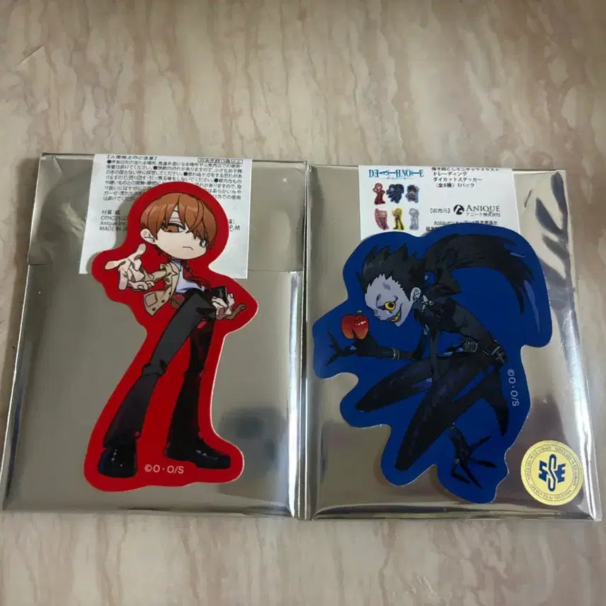 [BUNJANG] Death Note Bookstore Pop-up Sticker Set (Light Yagami &amp; Ryuk) / 데스노트 서점 팝업 스티커 (라이토+류크)