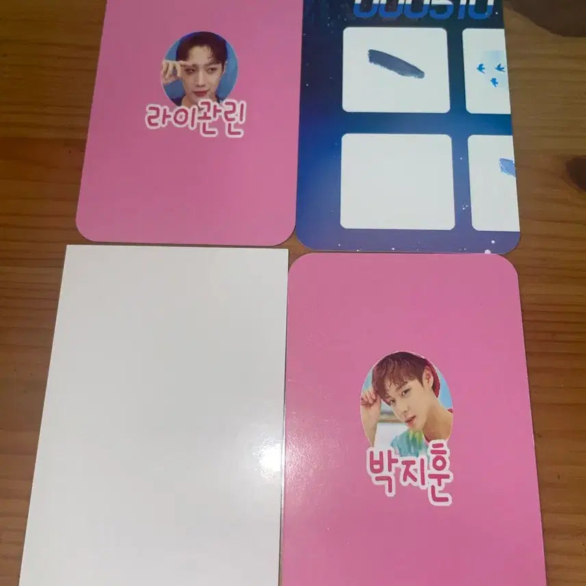 [BUNJANG] Wanna One 4-Type Photocard Set / 워너원 포토카드 4종 세트 굿즈.