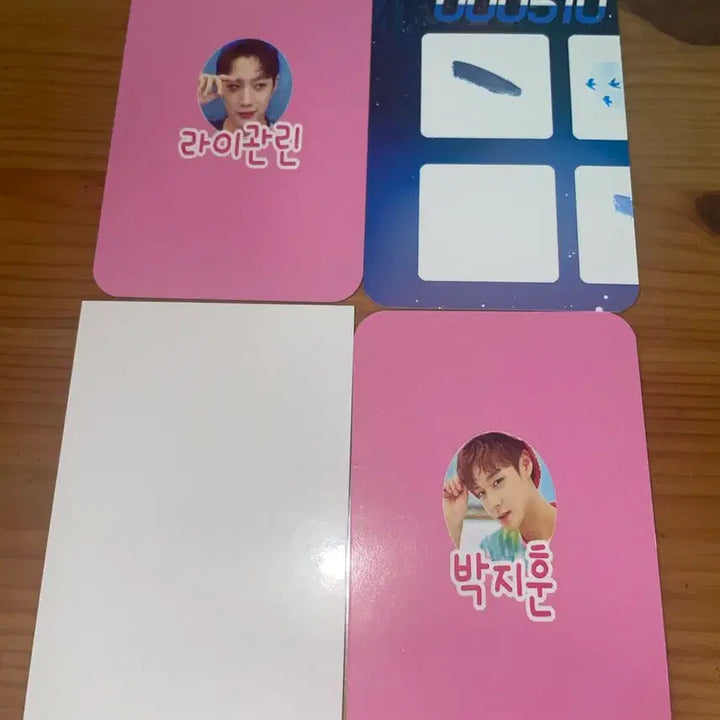 [BUNJANG] Wanna One 4-Type Photocard Set / 워너원 포토카드 4종 세트 굿즈.