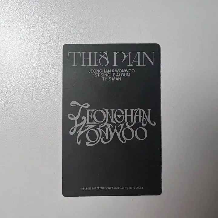 [BUNJANG] SEVENTEEN Jeonghan THIS MAN WITHMUSA Photocard (ver.1) / 세븐틴 정한 THIS MAN 위드뮤 (ver.1)