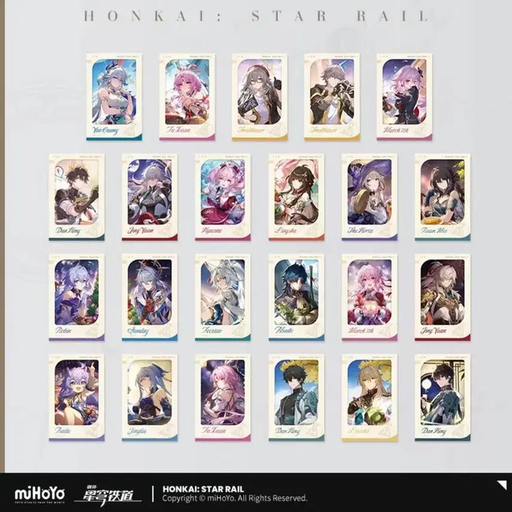 [BUNJANG] Honkai: Star Rail Ocean of Stars Celebration Film Card (Dan Heng, Sunday, Herta, Himeko) / 10일공구마감) 스타레일 별바다 축하 필름카드 단항선데이헤르타효광
