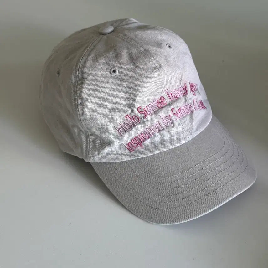[BUNJANG] Hello Sunrise Ball Cap Hat / 헬로 선라이즈 볼캡 모자