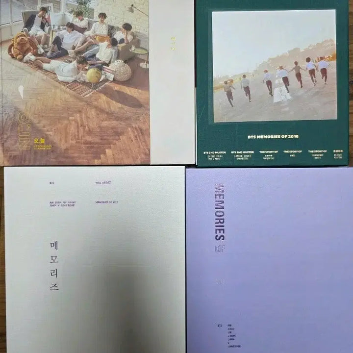 [BUNJANG] BTS Memories 2016-2018 Bundle Set Exhibition Catalog / bts메모리즈, 오늘전시회 도록 일괄