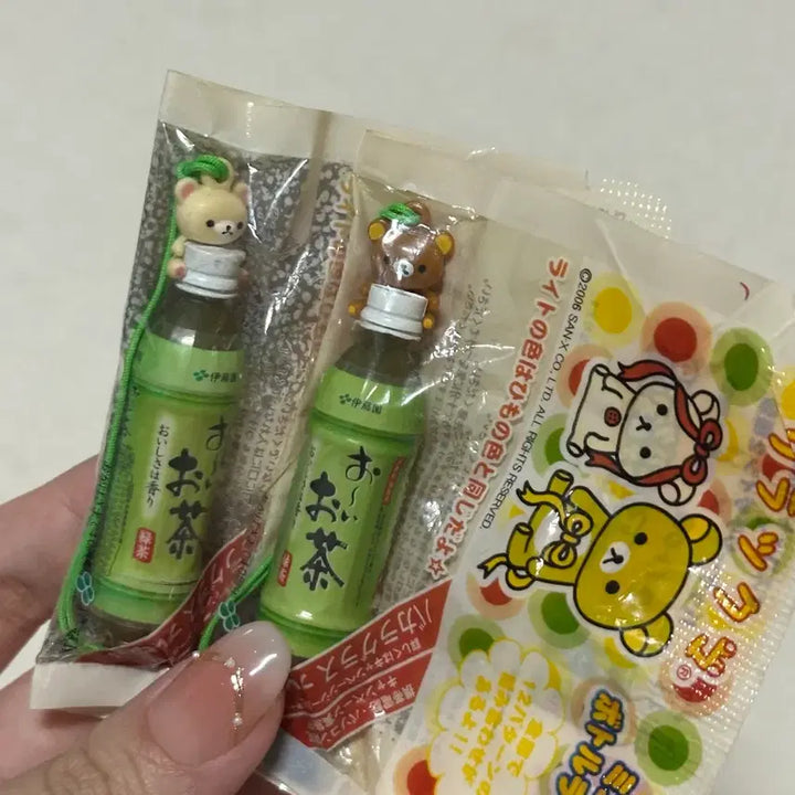 [BUNJANG] Vintage Rilakkuma Green Tea Strap Bundle Set / 고전 리락쿠마 녹차 스트랩 일괄 판매합니다!