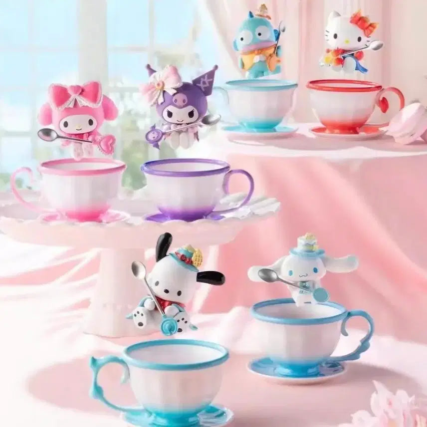 [BUNJANG] Sanrio Hangyodon Tea Cup Elf Teacup Figure / 산리오 한교동 티컵엘프 찻잔 피규어