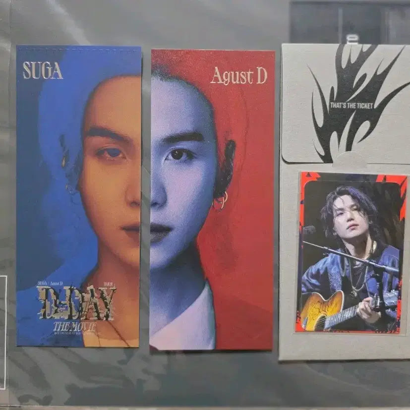 [BUNJANG] Suga D-Day TTT Photocard Poster Bundle Set / 슈가 디데이 ttt , 포카, 포스터 일괄양도합니다.