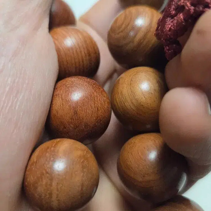 [BUNJANG] High-Quality Boxwood Prayer Beads (20mm) / 최고급 회양목 염주 20mm