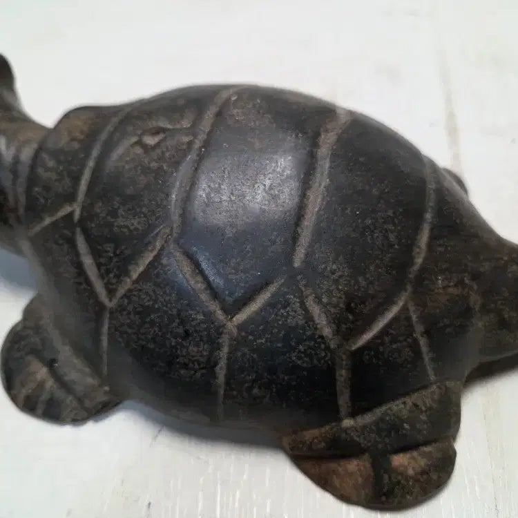 [BUNJANG] Black Skin Jade Longevity Turtle Figurine (23cm) / 흑피옥 장수거북 길이23cm무게2.3kg 대폭할인