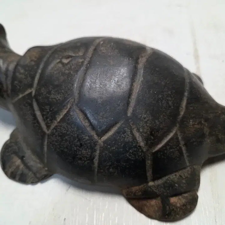 [BUNJANG] Black Skin Jade Longevity Turtle Figurine (23cm) / 흑피옥 장수거북 길이23cm무게2.3kg 대폭할인