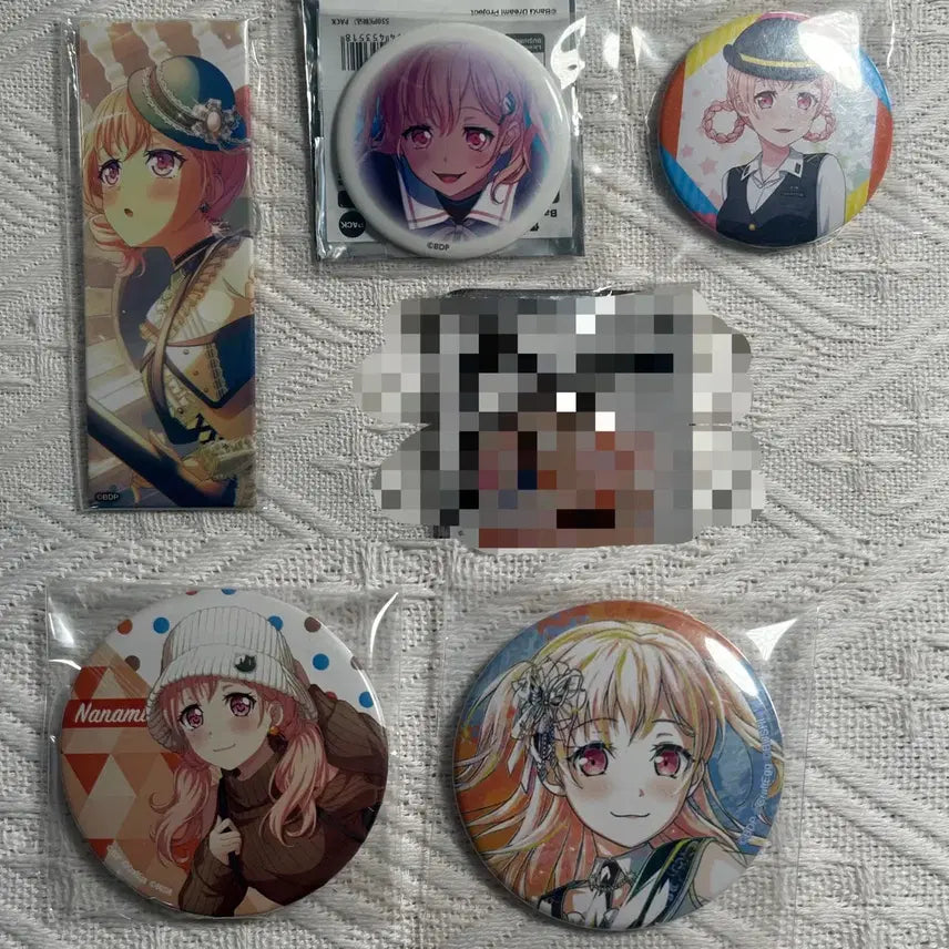 [BUNJANG] Morfonica Nanami Bundle Set Can Badge / [일괄] 뱅드림 나나미 캔뱃지 양도 모르포니카