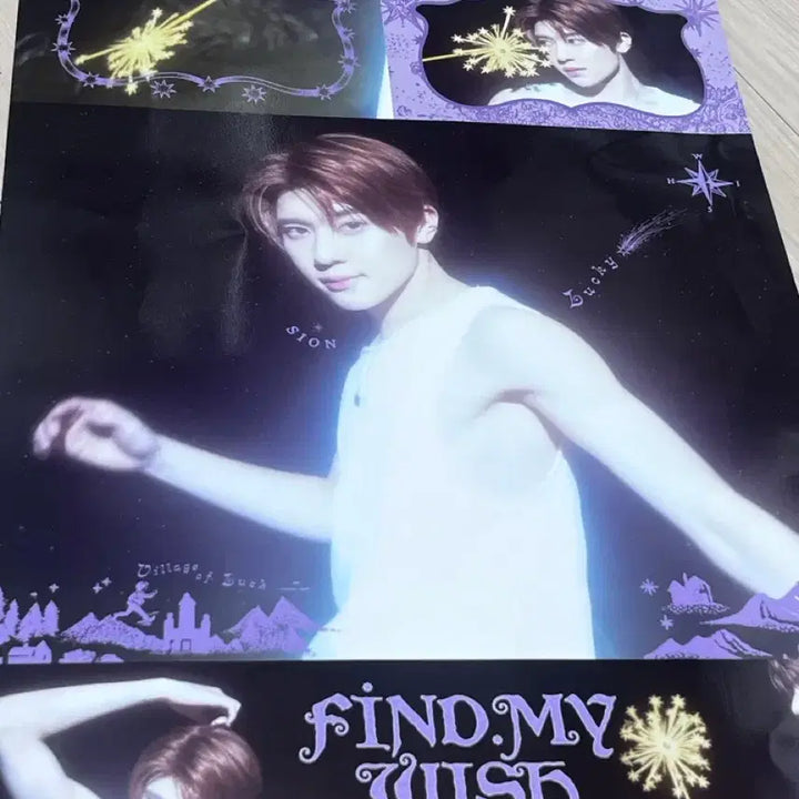 [BUNJANG] NCT WISH Megacoffee Poster Bundle Set (Group, Sakuya, Sion) / 엔시티 위시 메가커피 포스터 3종 일괄 (단체,사쿠야,시온)