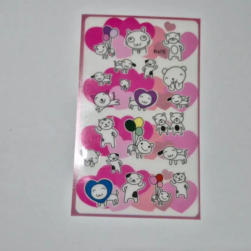 [BUNJANG] Vintage Animal Stickers (2 Sheets) / 2장)고전 동물 다꾸 스티커