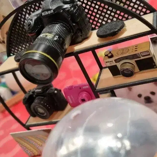 [BUNJANG] Nikon Miniature Camera Collection 2 Gacha Set / 카메라 가챠 (구치파치 짱구 산리오 키티 마치보케)