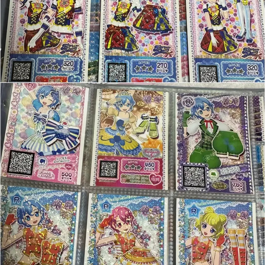 [BUNJANG] PriPara Promotional Ticket Set - Dorothy, Leona, Sion, Mirei (Japan/Korea) / 프리파라 도로시 레오나 시온 미래 프로모 티켓 한판 일판