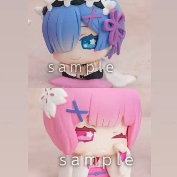 [BUNJANG] Re:Zero Ram &amp; Rem Onemutan Figure Bundle Set / 리제로 렘 &amp; 람 오네무탄 피규어 일괄 판매