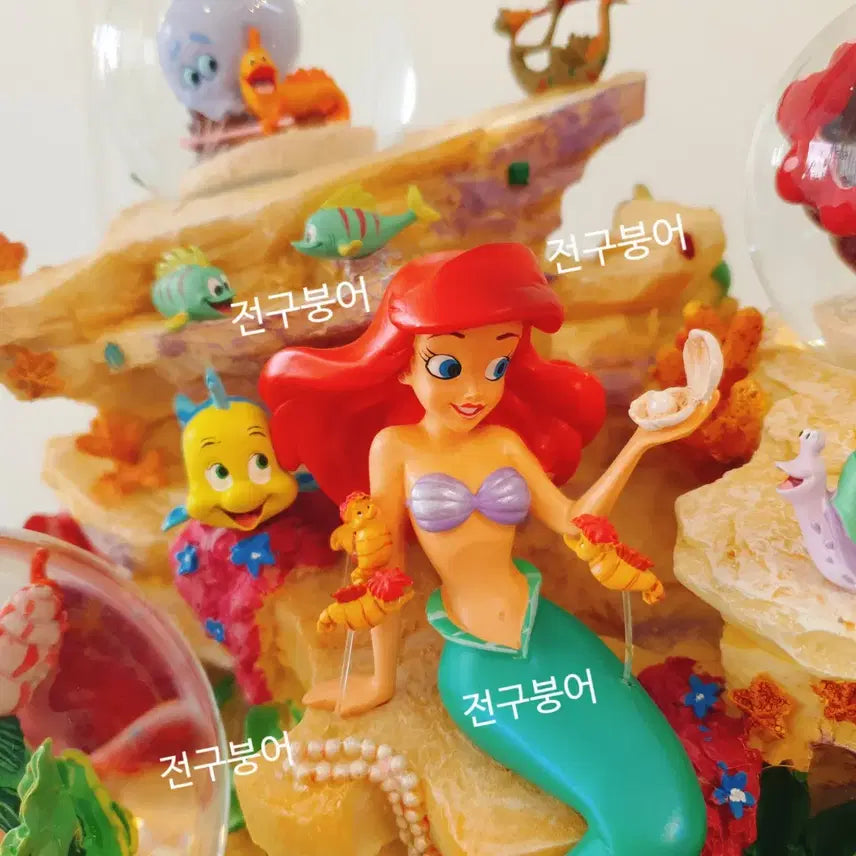 [BUNJANG] 2008 Disney The Little Mermaid Rare Snow Globe / ((초레어템)) 2008 디즈니 인어공주 스노우글로브