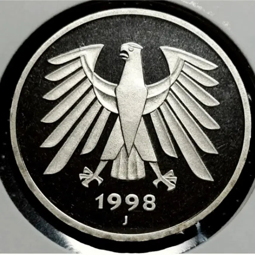 [BUNJANG] 1998 Germany 5 Mark Proof Coin Uncirculated / 독일 프루프 미사용 1998년 5마르크.외국주화 주화 화폐 동전