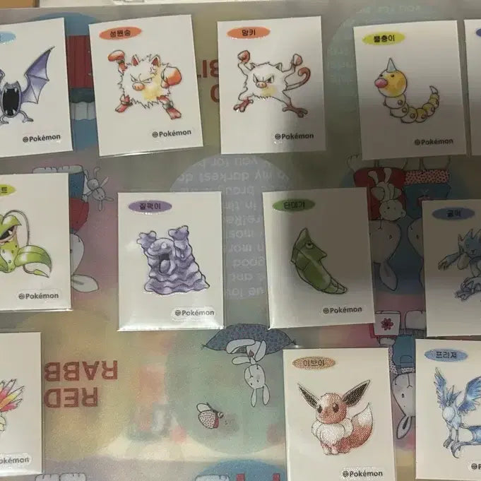 [BUNJANG] Pokemon Stickers Bundle Set / 포켓몬 띠부씰판매