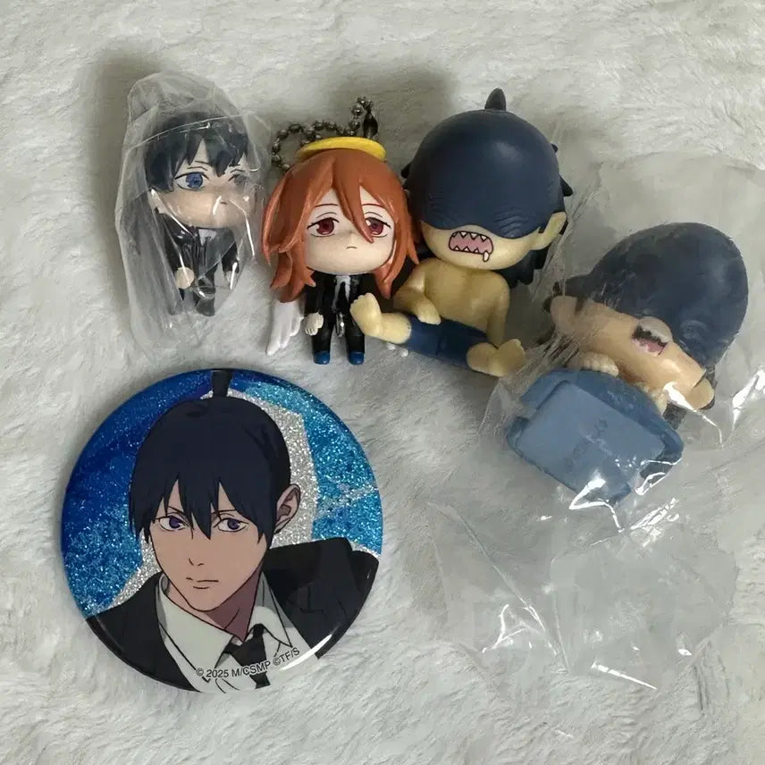[BUNJANG] Chainsaw Man Angel Devil Aki Beam Gacha Can Badge Shoulder Connemutan / 체인소맨 천사의 악마 아키 빔 가챠 캔뱃지 대롱 어깨쿵 오네무탄