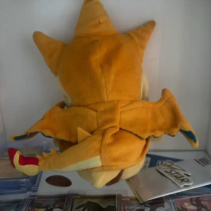 [BUNJANG] Mega Charizard X Poncho Chu Plush Doll / 메가리자몽 판쵸 츄 인형