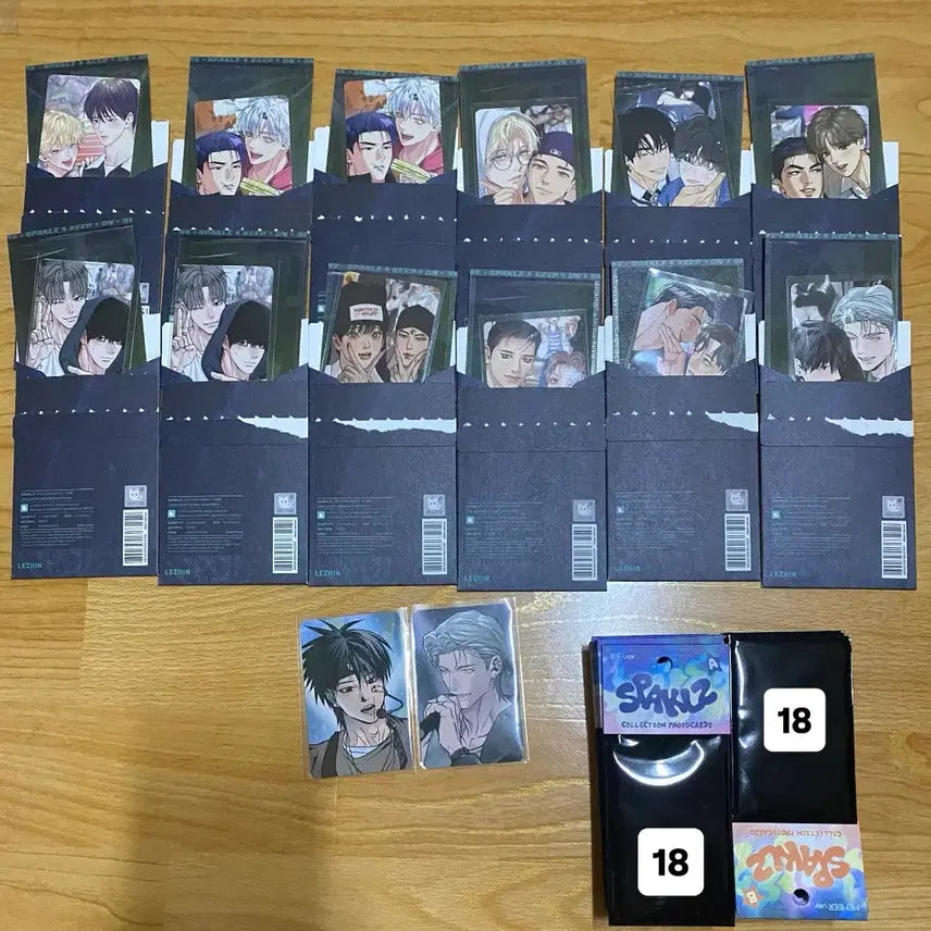 [BUNJANG] Lezhin Popup Snap Pack Backlight Jinx Unscripted Yakhwa Collection Chopey Boy Colpo Bundle Set / 레진팝업 스냅팩 백라이트 징크스 언스립 야화첩 향의경계 조개소년 컬포