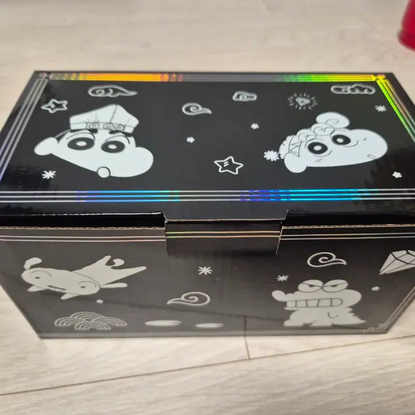[BUNJANG] Crayon Shin-chan Action Mask Lunch Box + Mother-of-Pearl Cup Set / 짱구 액션가면도시락 + 자개 컵세트