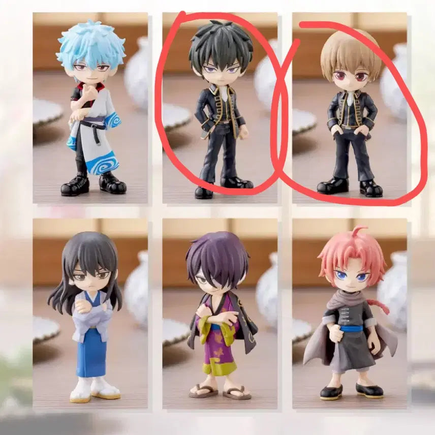 [BUNJANG] Gintama Hachimonjiya Figure Shinsengumi / 은혼 팔버스 피규어 진선조