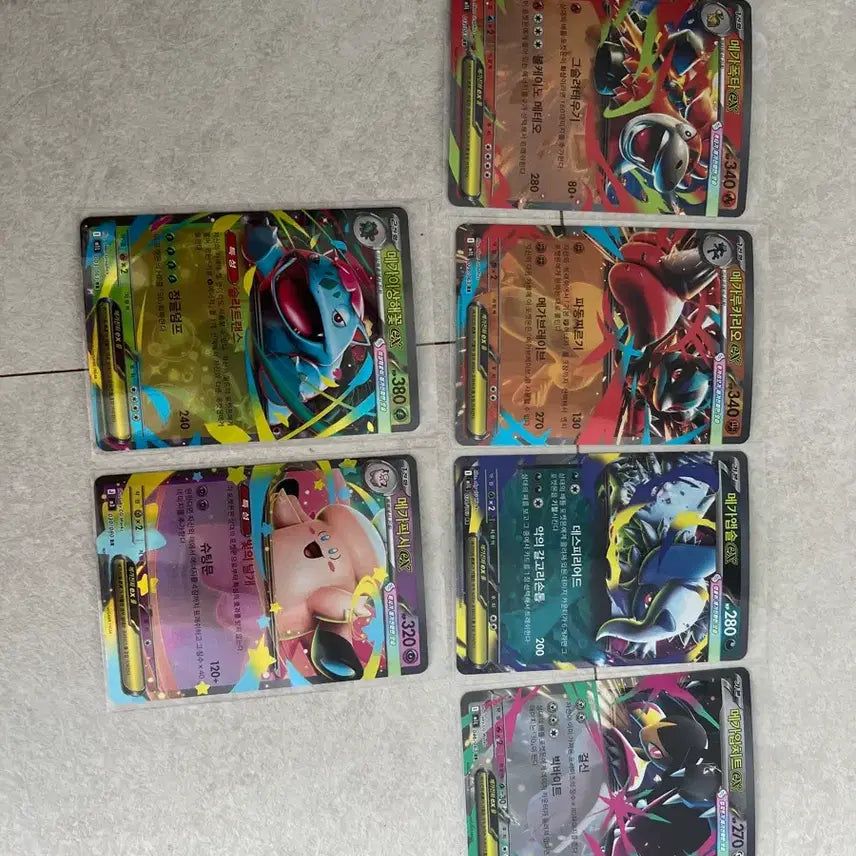 [BUNJANG] Pokemon Card Mega Evolution RR Grade Bundle Set / 포켓몬카드 RR등급 s급 메가진화카드 싸게일괄판매
