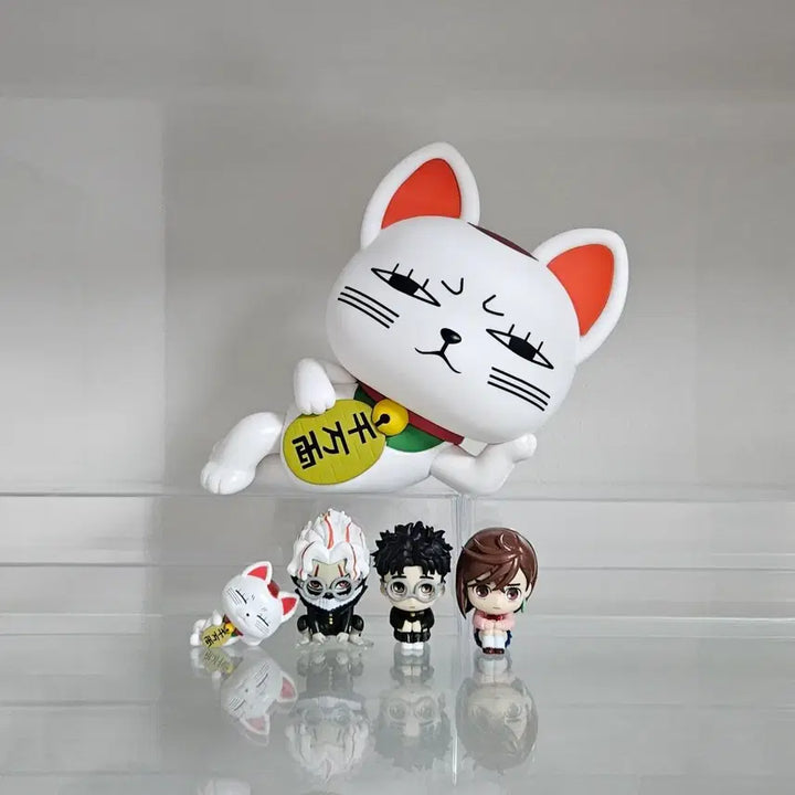 [BUNJANG] Dandadan Turbo-Baba Maneki-neko Sofubi Mate Figure / 단다단 터보바바 마네키네코 소프비메이트 피규어