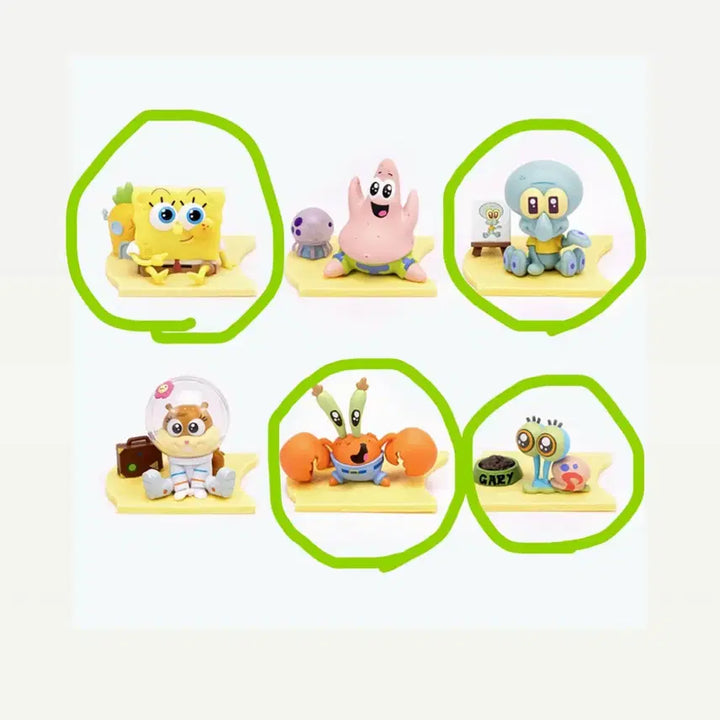 [BUNJANG] Genuine Baby SpongeBob Random Figure (Sealed) / 정품 베이비 스폰지밥 랜덤 피규어 (미개봉)