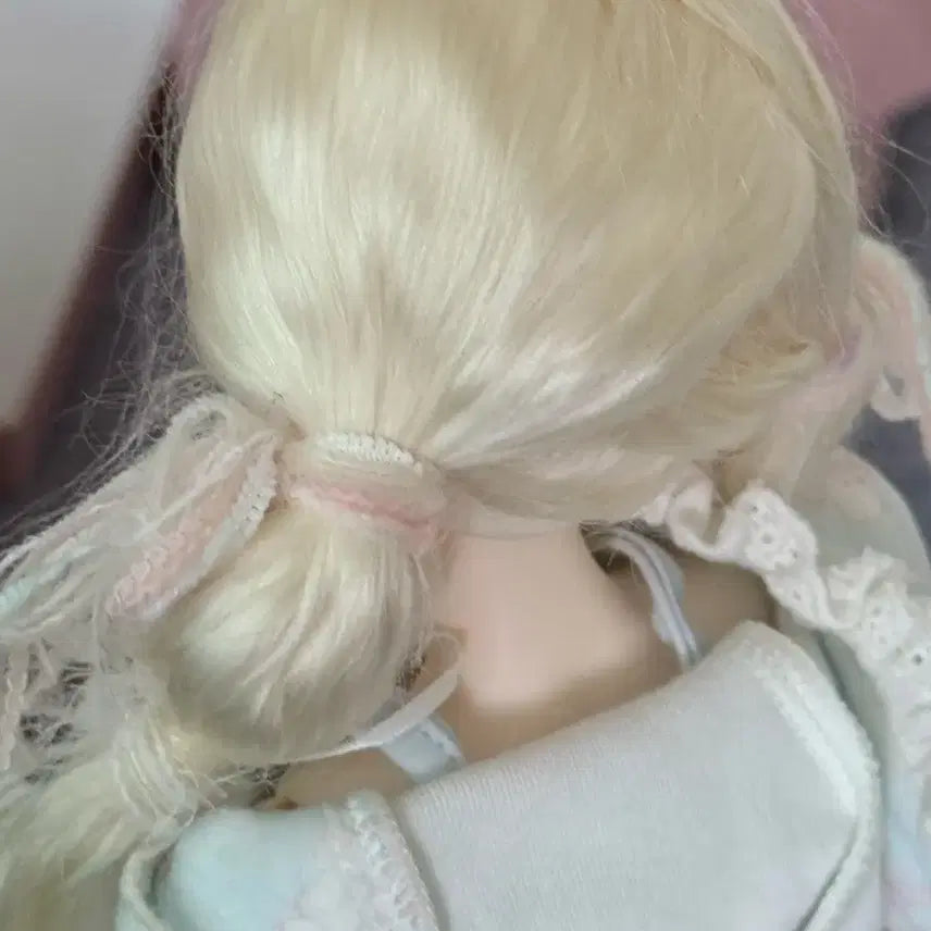 [BUNJANG] Ball-Jointed Doll MSD Blonde Twin-Tail Wig / 구체관절인형 금발 msd 양갈래가발