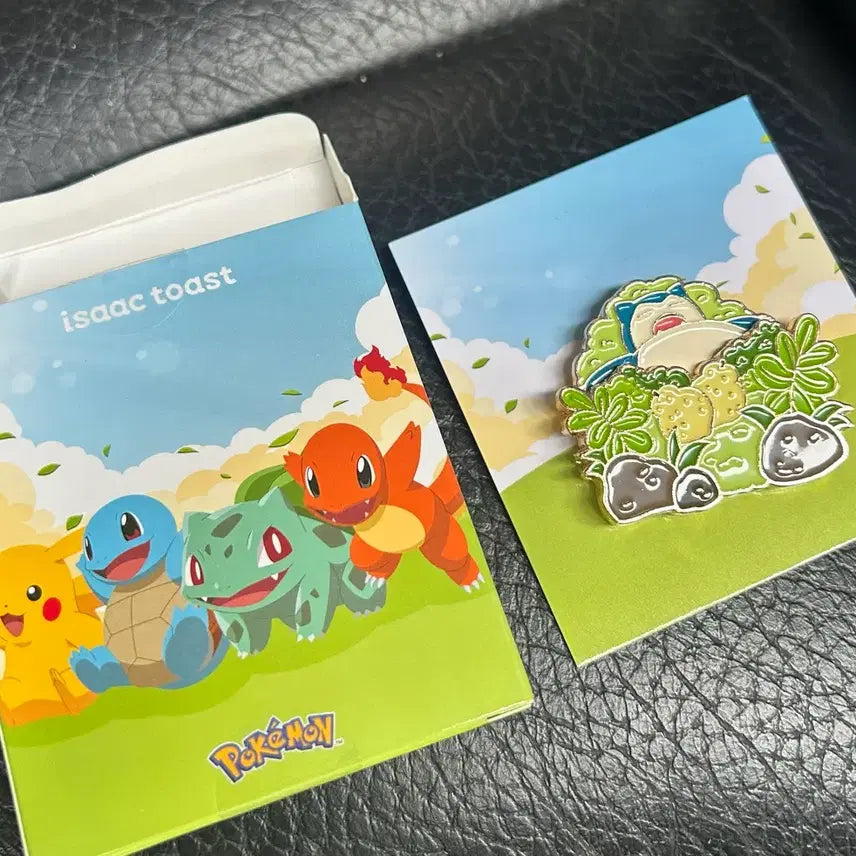 [BUNJANG] Isak Toast Snorlax Pokemon Badge / 이삭토스트 포켓몬뱃지 잠만보