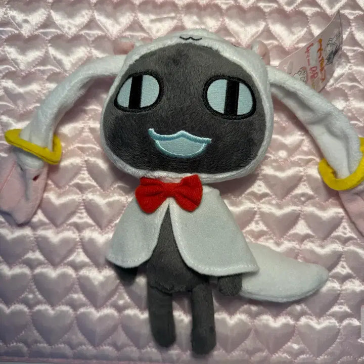 [BUNJANG] Puella Magi Madoka Magica x Dokodemo Issho Kyubey Kuro Plush Doll / 마마마 도코데모잇쇼 콜라보 큐베 쿠로 인형 누이 양도