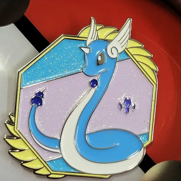 [BUNJANG] Pokemon Pop-Up Limited Edition Lapras &amp; Cherubi Metal Badge Set with Monster Ball Tin Case / 포켓몬팝업한정판 100덱 <라프라스2탄 메탈뱃지+몬스터볼 틴케이스>