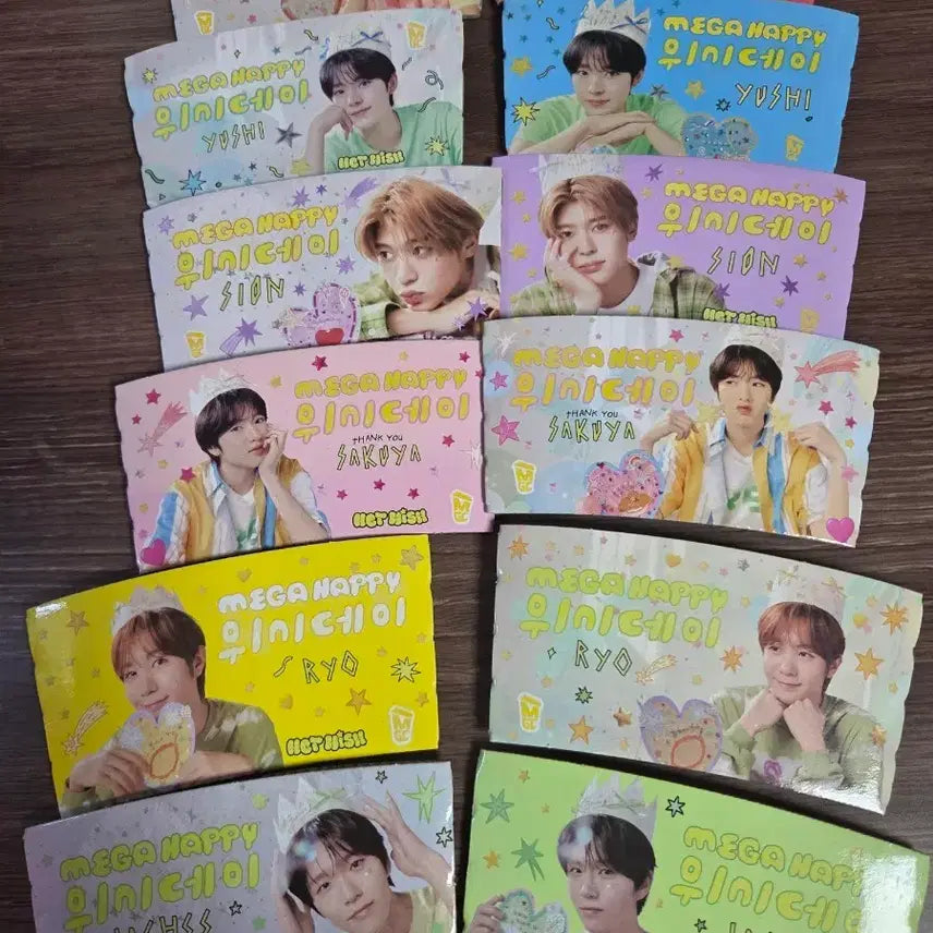 [BUNJANG] NCT WISH Mega Coffee Cup Holder Set (All Members) / 엔시티 위시 메가 커피 컵홀더 전멤버 단체 세트