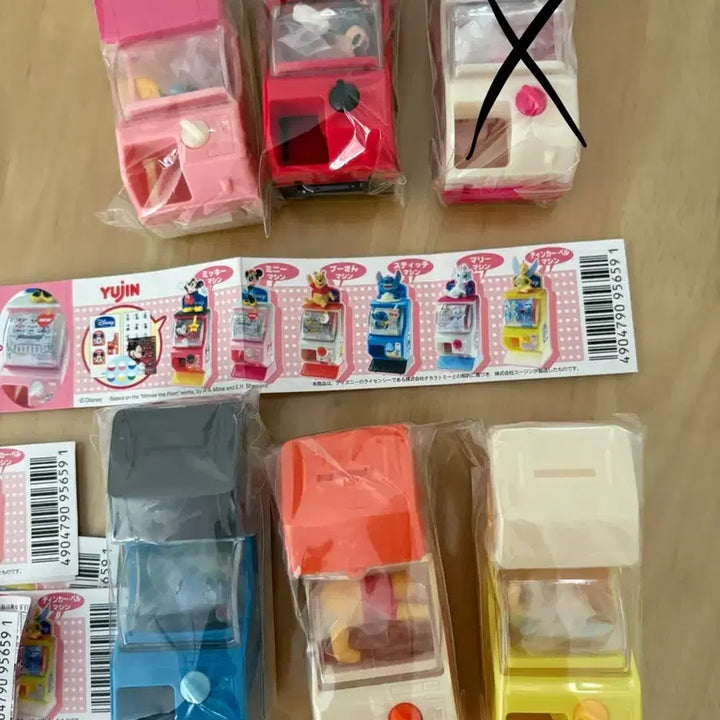 [BUNJANG] Disney Mini Gachapon Machine Set / 디즈니 미니가챠 머신 미니뽑기 머신