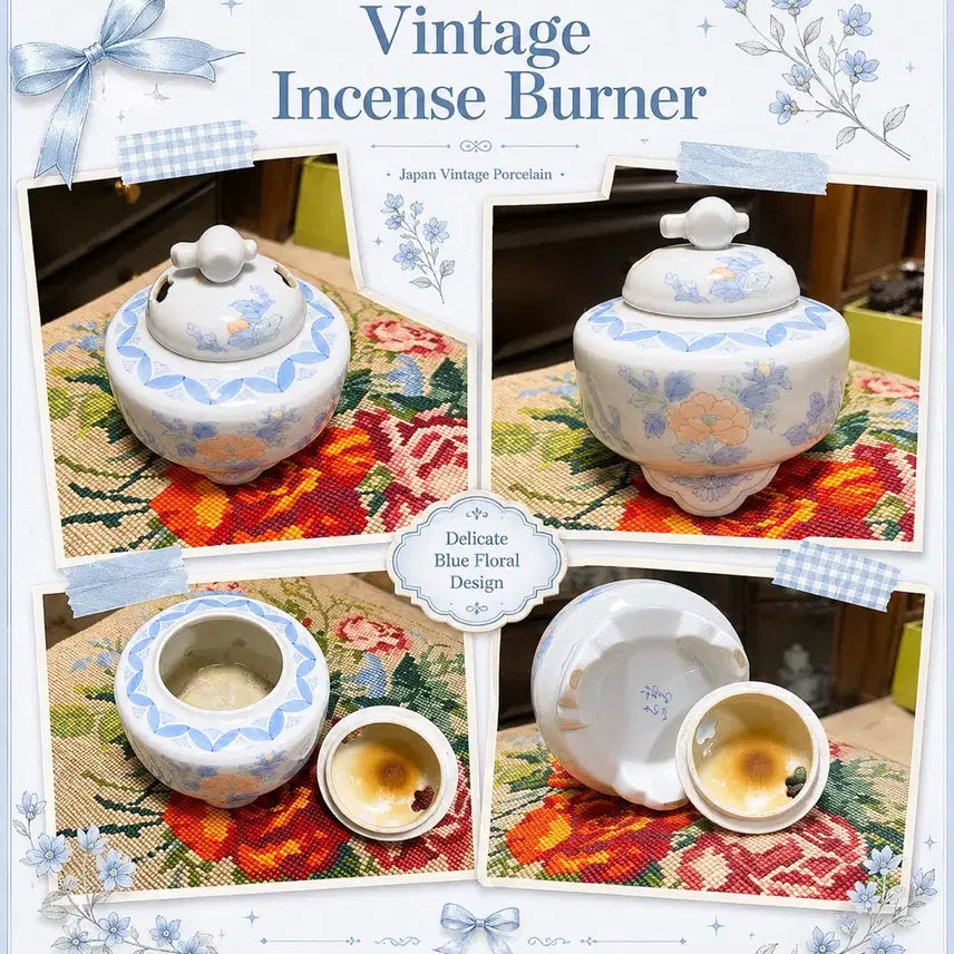 [BUNJANG] Japanese Vintage Ceramic Incense Burner / 일본 빈티지 도자기 향로