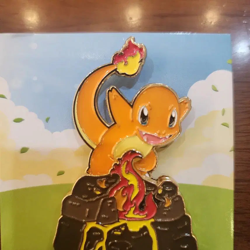 [BUNJANG] Kanto Pokémon Center Charmander Pin / 루기아교환 o) 이삭토스트 포켓몬 뱃지 파이리