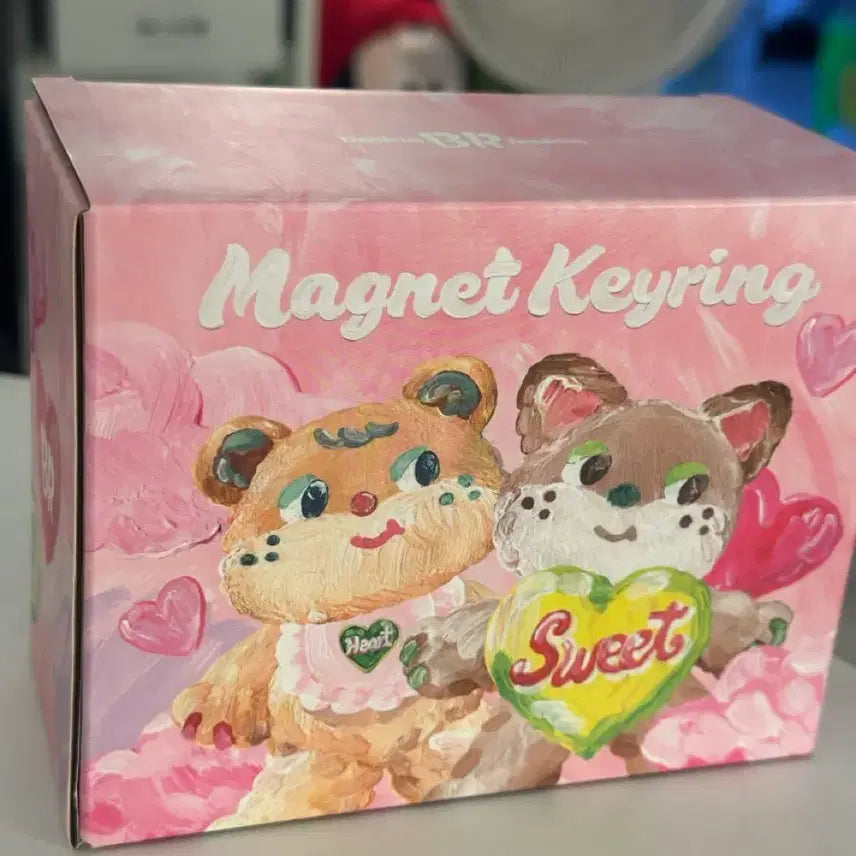 [BUNJANG] Iseulro x Baskin Robbins Collaboration Magnet Keyring (Sealed) / 이슬로X베스킨라빈스 콜라보 마그넷 키링 미개봉