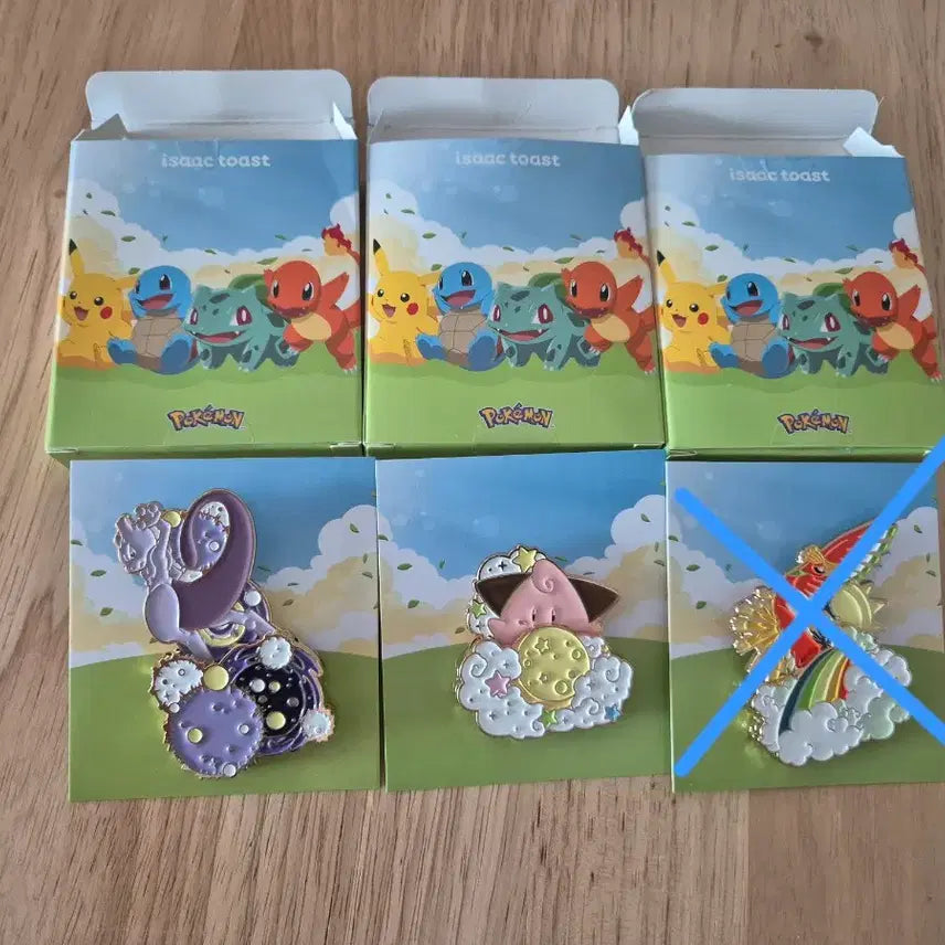 [BUNJANG] Pokemon 30th Anniversary Badge / 이삭토스트 포켓몬스터 30주년 뱃지 판매 (칠색조<->이상해씨 교환)