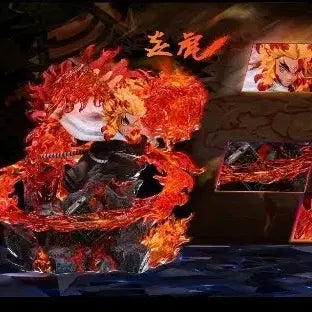 [BUNJANG] Kimetsu no Yaiba Kyojuro Rengoku Resin Figure / 귀멸의칼날 zm 렌고쿠 레진 피규어