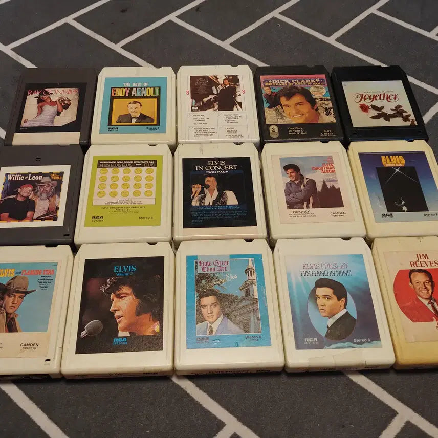 [BUNJANG] 8-Track Cartridge Tapes (15 Assorted Tapes) / 8트랙(8-Track Cartridge)테이프 15개-2 판매합니다.