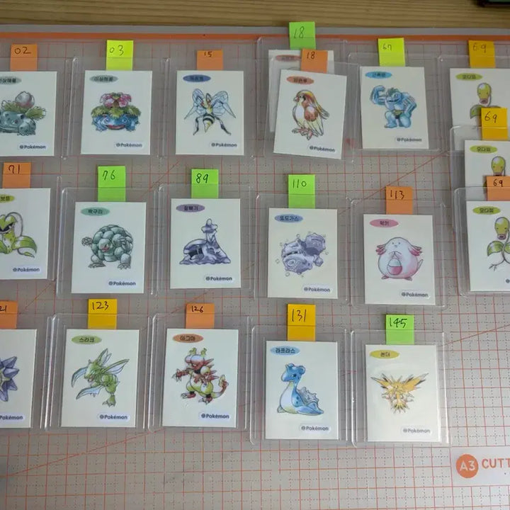 [BUNJANG] Pokemon 30th Anniversary Artwork Stickers (Tti-bbu-sil) / 포켓몬 30주년 아트웍 띠부씰