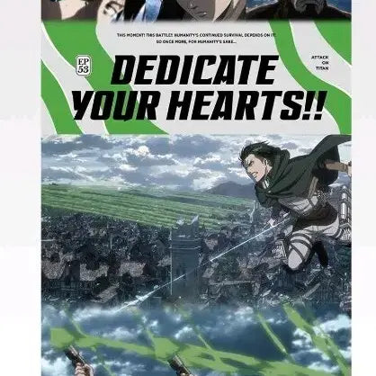 [BUNJANG] Attack on Titan Levi A3 Poster (Sealed) / 미개봉)진격의 거인 포스터 (A3) 리바이포스터