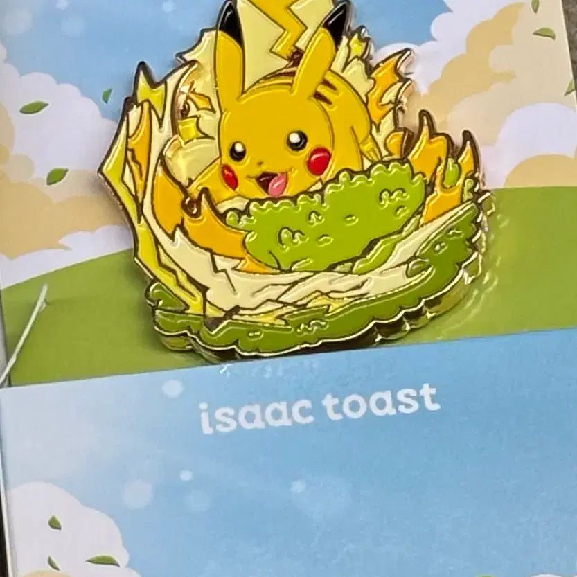 [BUNJANG] Isaac Toast x Pokémon Pikachu Badge / 이삭토스트 포켓몬스터 피카츄 뱃지